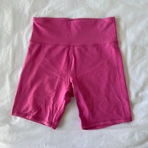 pink bike shorts